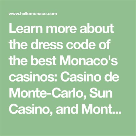 A guide to the dress code of Monaco’s exclusive .